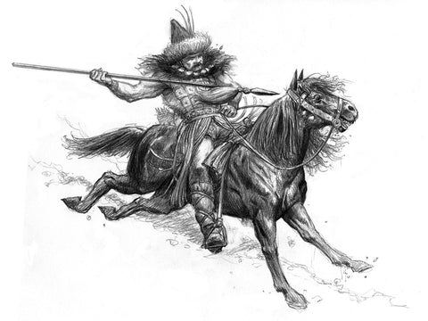 Charging Mongol