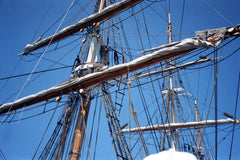 Masts in Blue