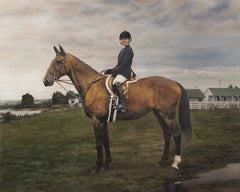 Rider on Brown Horse