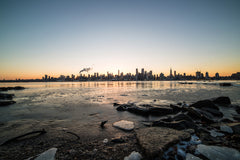 Rocks and skyline