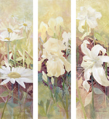 Flowers 3 panels, 3 Panels
